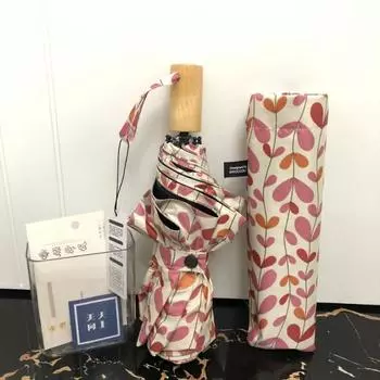 УФ-зонт, солнцезащитный крем, анти-УФ-зонт, зонт от дождя, складной тройной зонт с 8 ребрами, зонт от солнца