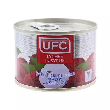 UFC Личи в сиропе 170 г. х 1/3 шт - Тайские фрукты 170 g. x 1 pc