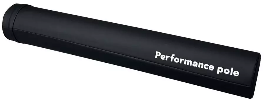 uFit Performance Pole Stretching Pole, используемый профессиональным спортсменом Джуном Мизутани, No Pain, длина 98 см, грузоподъемность 100 кг, чехол из ЭПЭ, в комплекте ПВХ. Как пользоваться прохладный черный
