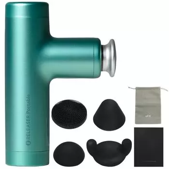 uFit RELEASER Портативный мини-пистолет для снятия фасции, 235 г, легкий, используется Джуном Мизутани, Одри Касугой, уровень вибрации 5 уровней, амплитуда 8 мм, мощный зелёный