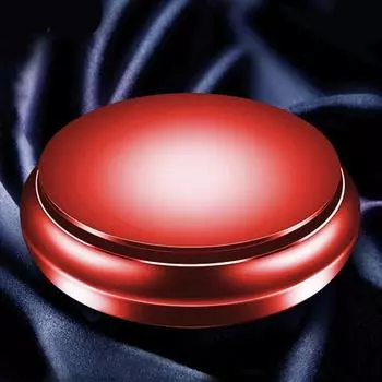 UFO-shaped car perfume metal base solid balm Douyin same car perfume aromatherapy красный