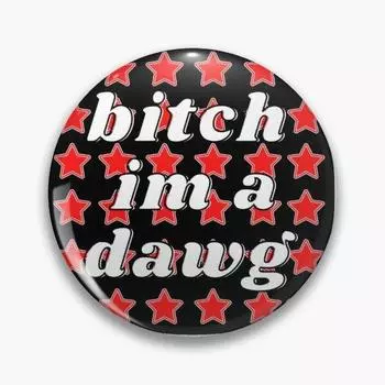 Uga Im A Dawg, булавка, настраиваемая мягкая кнопка, булавка, креативный декор, милый подарок, забавный модный воротник, шляпа, металлический значок для женщин