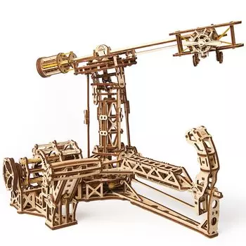 Ugears Aviator 70053 деревянная головоломка модель для творчества не требует клея и инструментов для взрослых