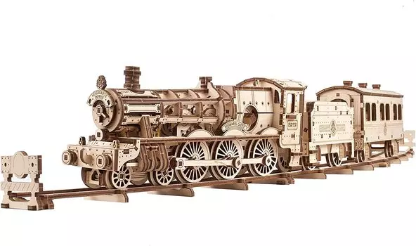 Ugears Гарри Поттер Хогвартс Экспресс деревянная головоломка модель для творчества без клея и инструментов для взрослых