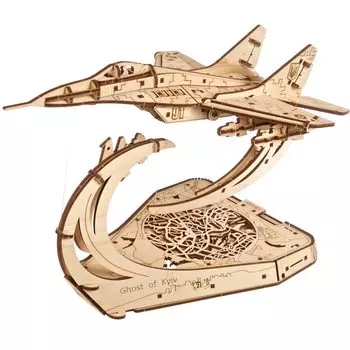 Ugears Ghost of Fighter 70191 Деревянный пазл 3D пазл Не требуется клей или инструменты Craft