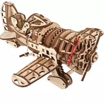 Ugears Mad Hornet Airplane 70183 деревянная головоломка модель для творчества без клея инструменты не требуются взрослые