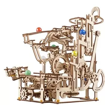 UGEARS Marble Runtiard Hoist 3D деревянная головоломка для взрослых 3D головоломка Gravity Maze Механическая модель комплект 3D деревянная модель комплект образовательная модель своими руками - - -