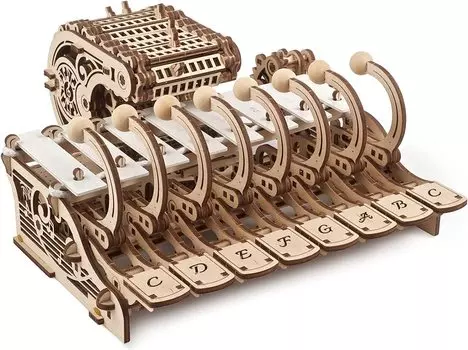Ugears Mechanical Celesta 70178 деревянная головоломка модель для творчества клей инструменты не требуются средний уровень взрослые