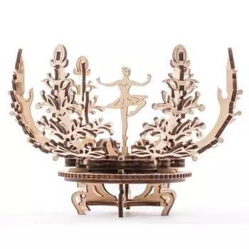 Ugears Mechanical Flower 70019 деревянная головоломка Craft Model клей не требует инструментов для взрослых среднего уровня