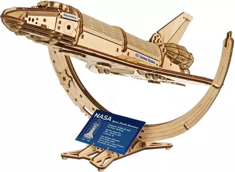 Ugears NASA Space Shuttle Discovery 70227 Tensegrity Structure