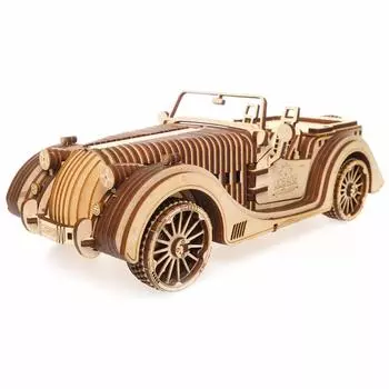 Ugears Roadster Roadster Деревянный сборный блок-головоломка Игрушка VM-01 VM-01