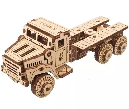 Ugears Военный грузовик 70199 Деревянный пазл 3D пазл Игрушечная машина для взрослых