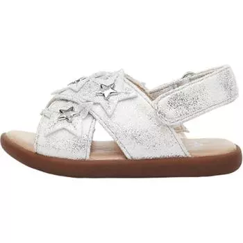 UGG Allairey Stars Удобные Универсальные Нескользящие Износостойкие Низкие Кроссовки для Ходьбы Детские кроссовки Серебристый 1110915I-SLVR 18