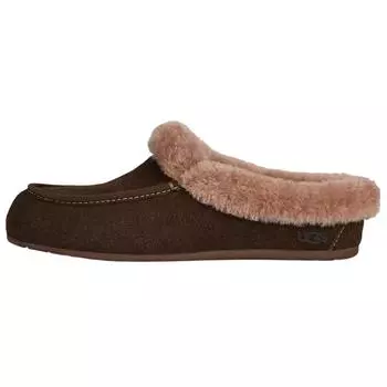 UGG Ansley Модные слипоны Резиновая подошва Износостойкие Закрытый носок Тапочки Женские тапочки Коричневый 1171391-DDC 38