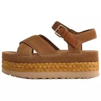 UGG Aubrey Fashion Trend One Strap Sandals Women Sandals Brown 1167471-CHE 36