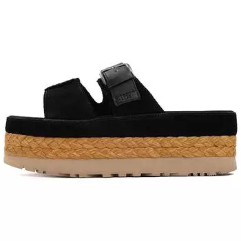 UGG Aubrey Slide Simple Fashion One Strap Sandals Women sandals Black 1167451-BLK 39