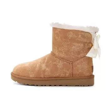 UGG Bailey Теплые Прочные Нескользящие Мягкие Удобные Короткие Зимние Сапоги Женские Сапоги Коричневый 1125795-CHE 37