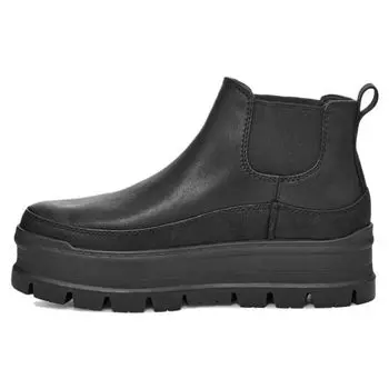 UGG Ботильоны женские из натуральной кожи Merina Top Grain Leather с толстой подошвой, черные 1130490-BLK 40