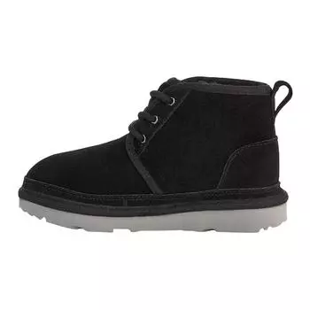 UGG Ботинки Neumel Graphic Boot из черной серой замши (Дети) Детские кроссовки 1130787K-BGSD 35
