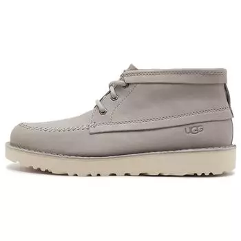 UGG Campout Chukka ULD кожаные прочные противоскользящие рабочие ботинки для кемпинга с высоким верхом мужские ботинки серые 1123637-PLTH 43