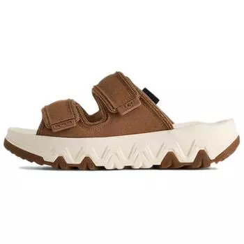 UGG Cap Outdoor Series Versatile Trendy EVA Rubber Sole Non-Slip Slide Sandals Unisex Footwear Brown 1167497-CHE 38