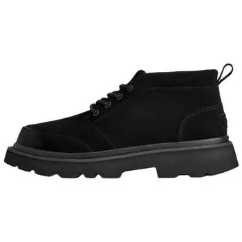 UGG Chukka Lug Leather Lace-Up Comfortable Ankle Boots Men boots Black 1171113-BLK 40