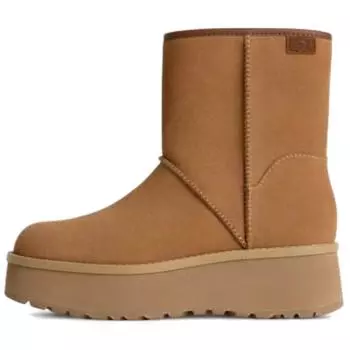 UGG Cityfunc Suede Теплые Удобные Универсальные Короткие Зимние Сапоги Женские Сапоги Коричневый 1158196-CHE 37