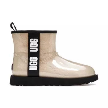 UGG Classic Clear Mini Natural Black женские кроссовки кремовые 1113190-NBLC 36