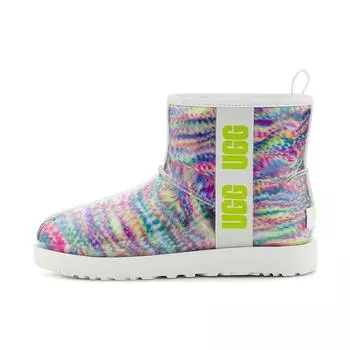 UGG Classic Clear Mini Pixelate Boot Белый (Женский) Женские кроссовки 1127054-WHT 37