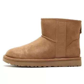 UGG Classic Mini Ботинки с боковым логотипом Каштановые (Женский) Женские кроссовки 1122558-CHE 36