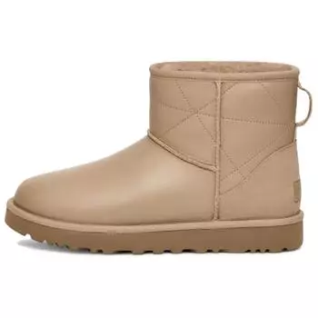 UGG Classic Mini Pearlized Comfortable Fashion Versatile Short Snow Boots Unisex boots Sand 1167313-DUNE 37