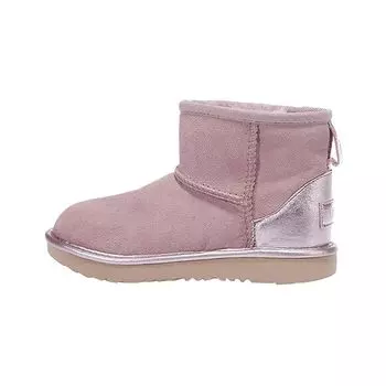 UGG Classic Mini Suede Comfortable Fashion Warm Low-Cut Boots Kids boots Pink 1130778K-RSGRY 36