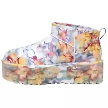 UGG Classic Ultra Mini Platform Boot Collina Strada светло-голубые цветочные унисекс-кеды 1170171-LLF 44