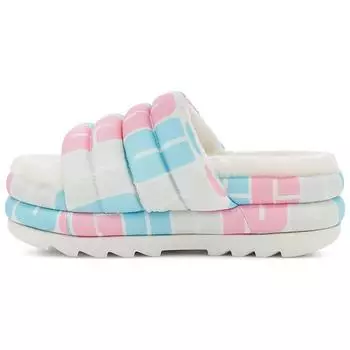 UGG Comfortable Soft Thick Sole Fashion Sandals Women sandals Blue Pink 1127076-PLG 36