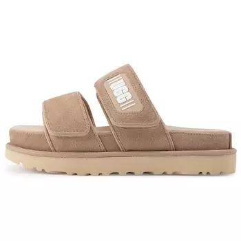 UGG Comfortable Thick Sole Fashion Sandals Women sandals Light-Gray-Brown 1129210-DRI 36