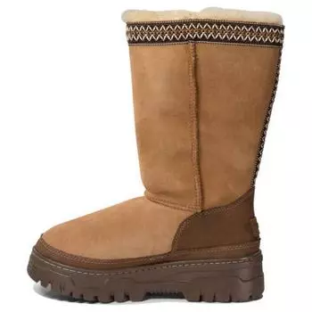UGG Comfortable Versatile Simple Trendy Short Mid-Calf Snow Boots Women boots Beige 1158323-CHE 37