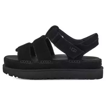 UGG Сандалии Goldenstar Strap Platform черного цвета (Женский) Женские кроссовки 1137890-BLK 36