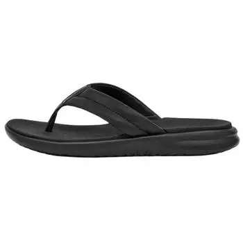 UGG Fashionable Quality Anti-Friction Flip Flops Men Footwear Black 1158091-BLK 42