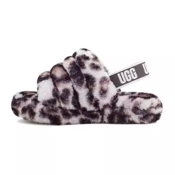 UGG Fluff Yeah Casual Comfortable Kids Sandals Kids Sandals Gray 1123640K-SYGR 35