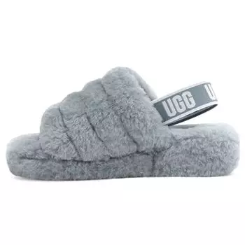 UGG Fluff Yeah Slide Ash Fog Женские кроссовки Синие 1095119-AFG 39