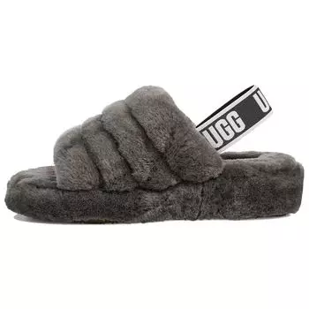 UGG Fluff Yeah Slide Женские кроссовки Charcoal Серые 1095119-CHRC 37