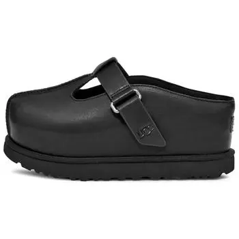 UGG Golden Family Удобные модные тапочки EVA с открытым носком, устойчивые к износу, женские тапочки, черные 1169591-BLK 39