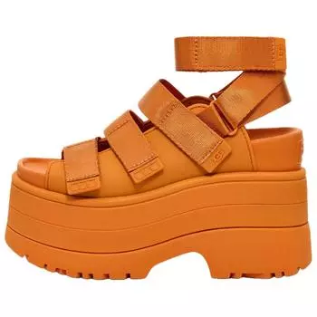 UGG Goldenrise Fabric Fashionable Comfortable Simple Commuting Versatile Roman Sandals Women sandals Orange 1167431-DCT 36