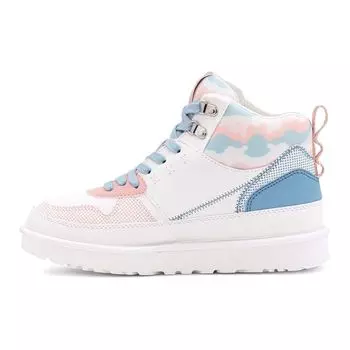 UGG Highland Hi Cali Collage высокие кеды женские кроссовки радуга небесно-голубой 1120000-PSTR 36