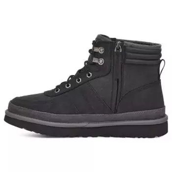 UGG Highland Warm Non-Slip Simple Fashion Ankle Snow Boots Men boots Black 1130727-BLK 40