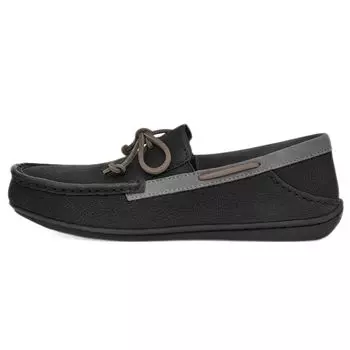 UGG Karson TS Удобные повседневные низкие мокасины мужские кроссовки черные 1121008-BKMTL 44