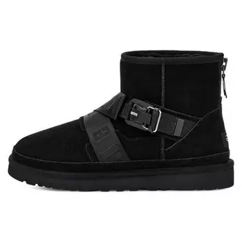 UGG Классические новинки серии теплые нескользящие короткие зимние ботинки с быстрой пряжкой мужские ботинки черные 1135013-BLK 40