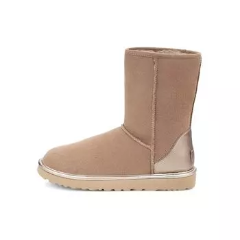 UGG Классические короткие теплые прочные нескользящие блестящие повседневные удобные зимние ботинки до середины голени женские ботинки бук 1120878-BCHW 37
