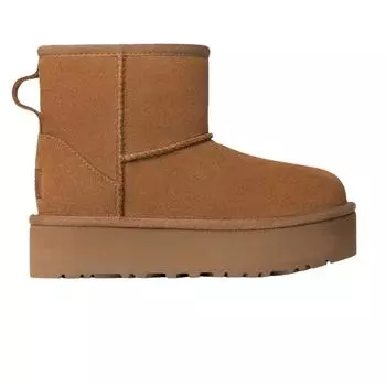 UGG Classic Mini Platform Boot Детские Каштановые Детские Кроссовки Коричневые 1143700K-CHE 36