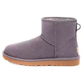 UGG Классические мини-Ii теплые прочные удобные короткие зимние ботинки женские ботинки фиолетово-серые 1016222-SHA 38